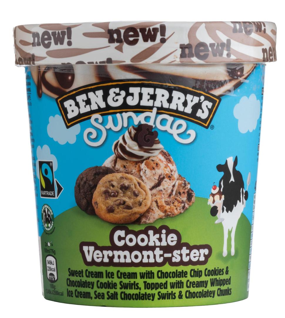 Ben & Jerry’s Cookie Vermount-ster