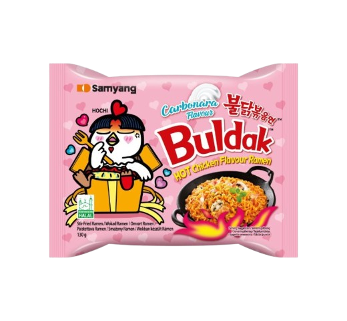 Samyang Buldak Carbonara Spicy Ramen Hot Chicken Flavour