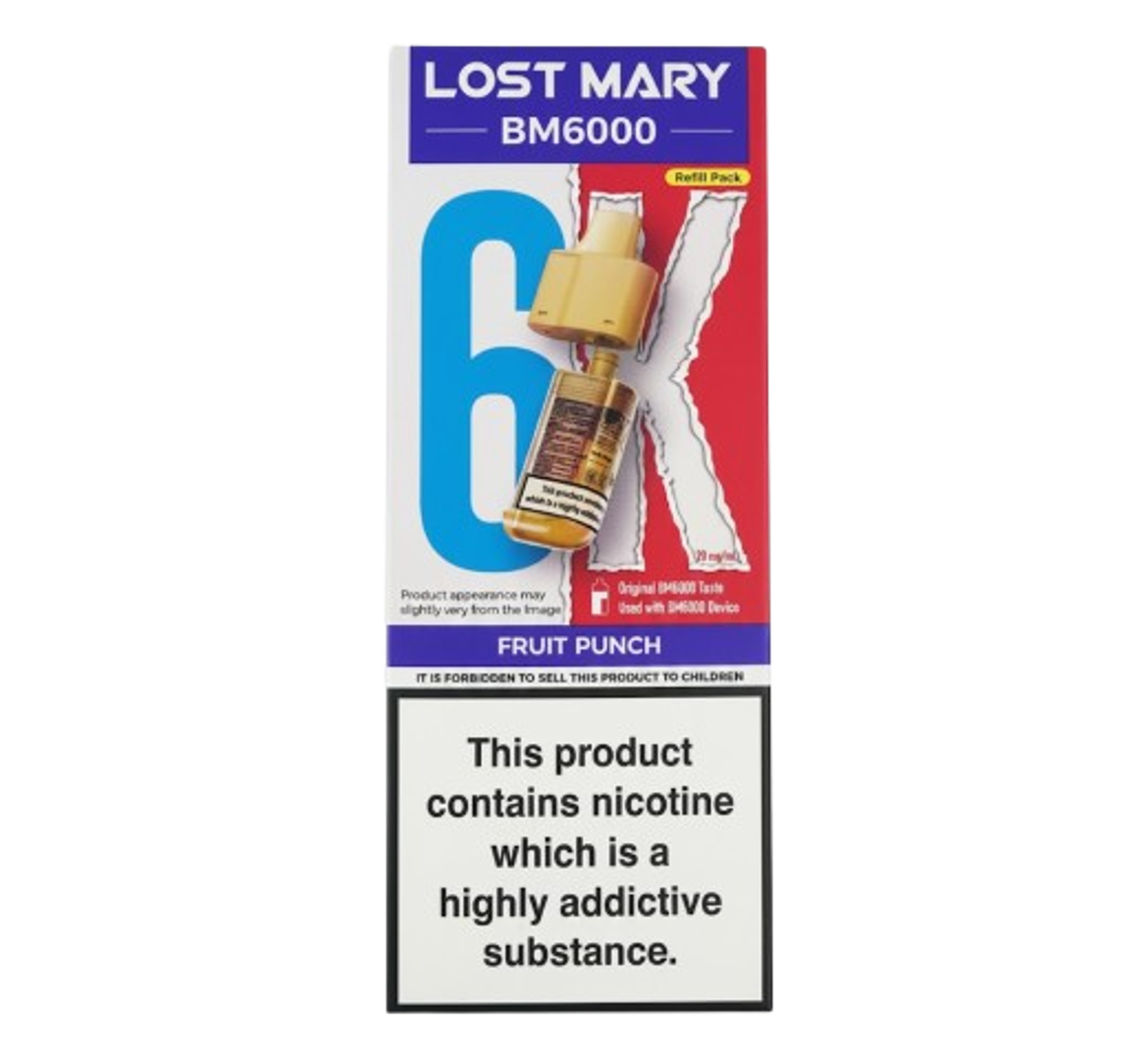 Lost Mary BM6000 6K Fruit Punch Refill Pack