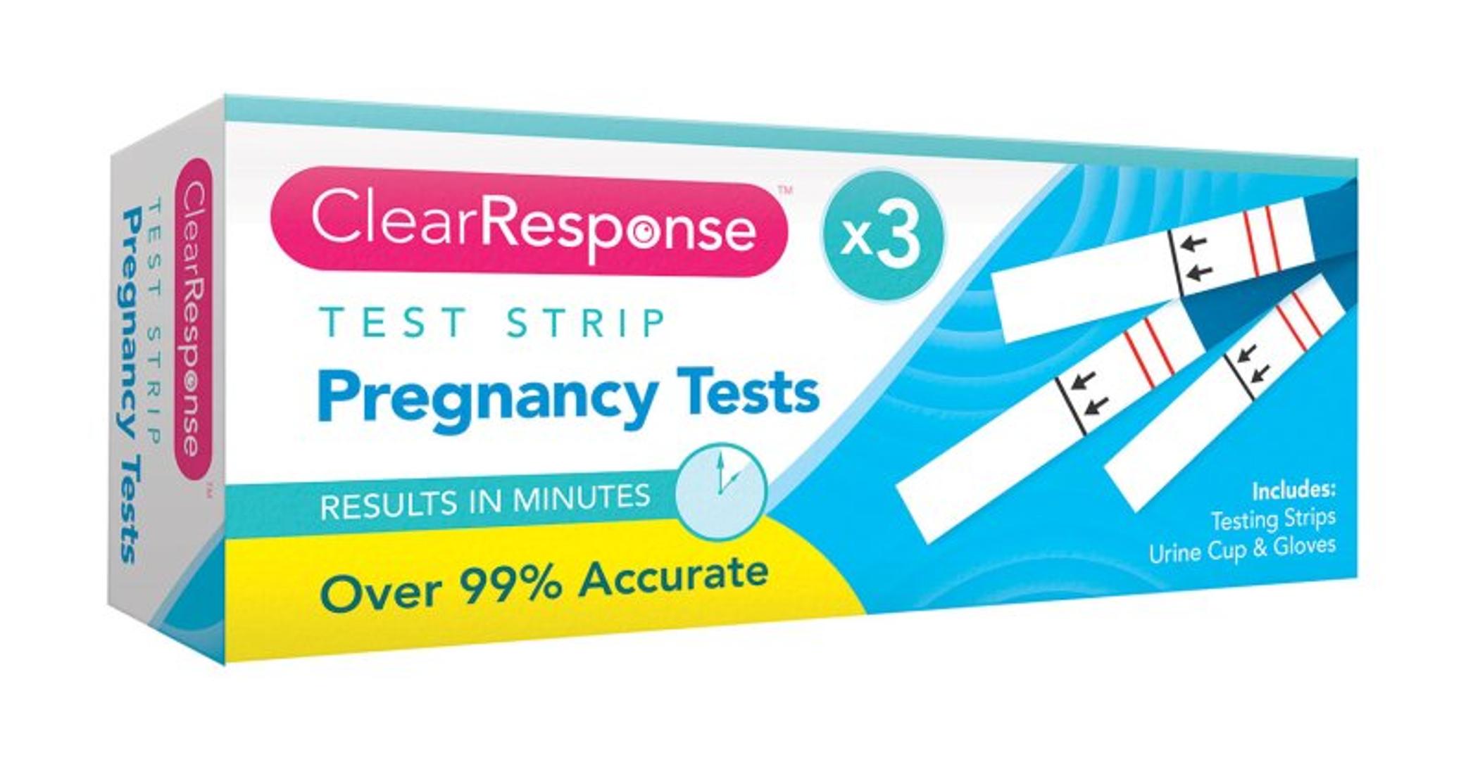 Clear Response Test Strip Pregnancy Test