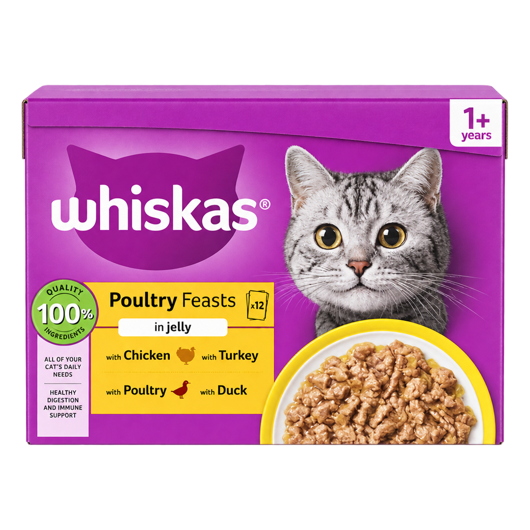 Whiskas Poultry Feasts in Jelly