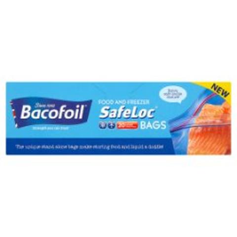 Bacofoil DoubleSeal SafeLoc Food & Freezer Small Bags