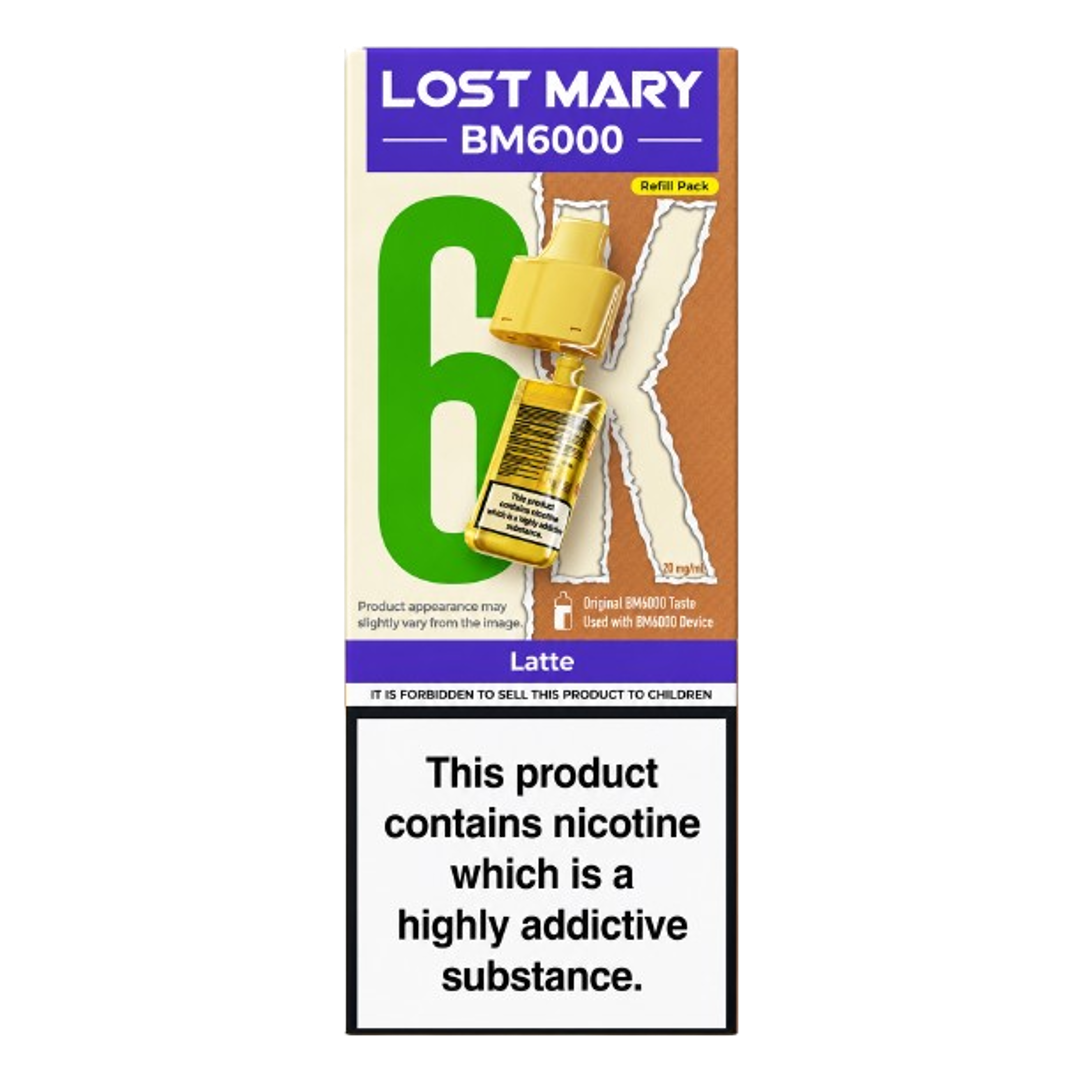 Lost Mary BM6000 Latte Refill Pack