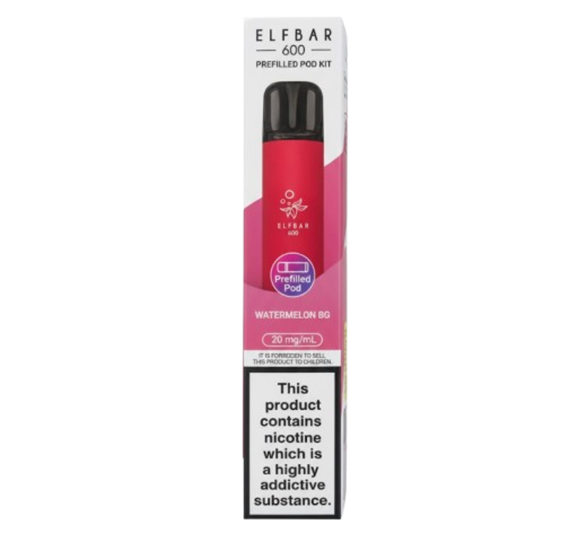 Elfbar 600 Watermelon BG Prefilled Pod Kit