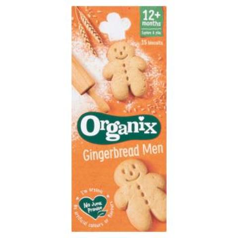 Organix 15 Gingerbread Men Biscuits 12+ Months