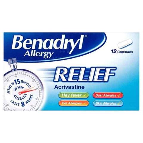 Benadryl Allergy Relief 12pk