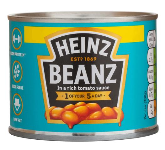 Heinz Baked Beans in a Rich Tomato Sauce