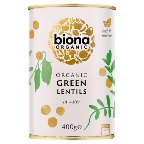 Biona Organic Green Lentils in Water