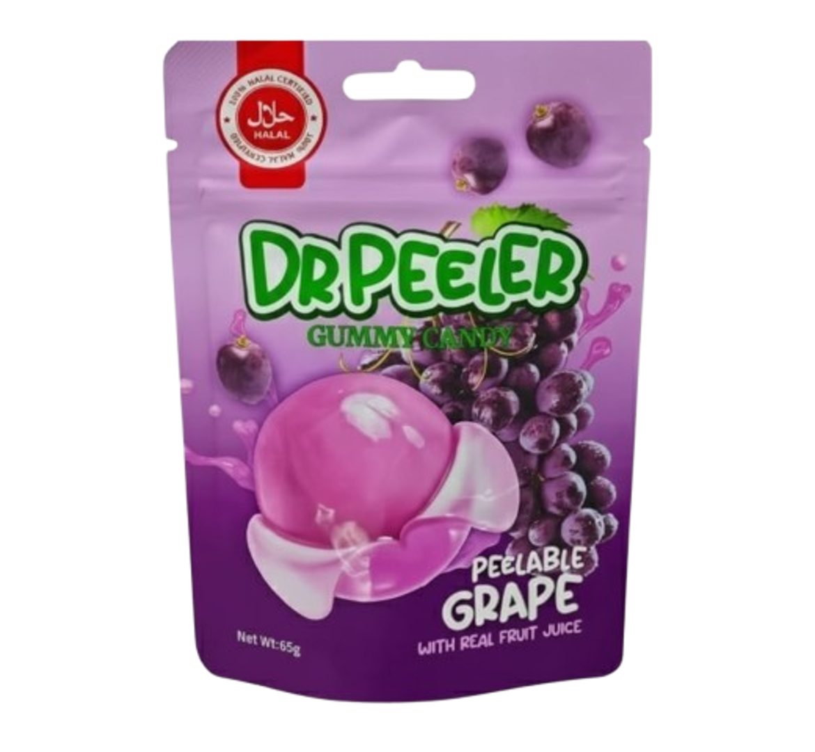 DrPeeler Gummy Candy Grape Halal