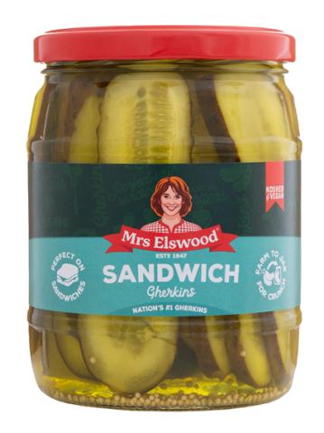 Mrs Elswood Sandwich Gherkins