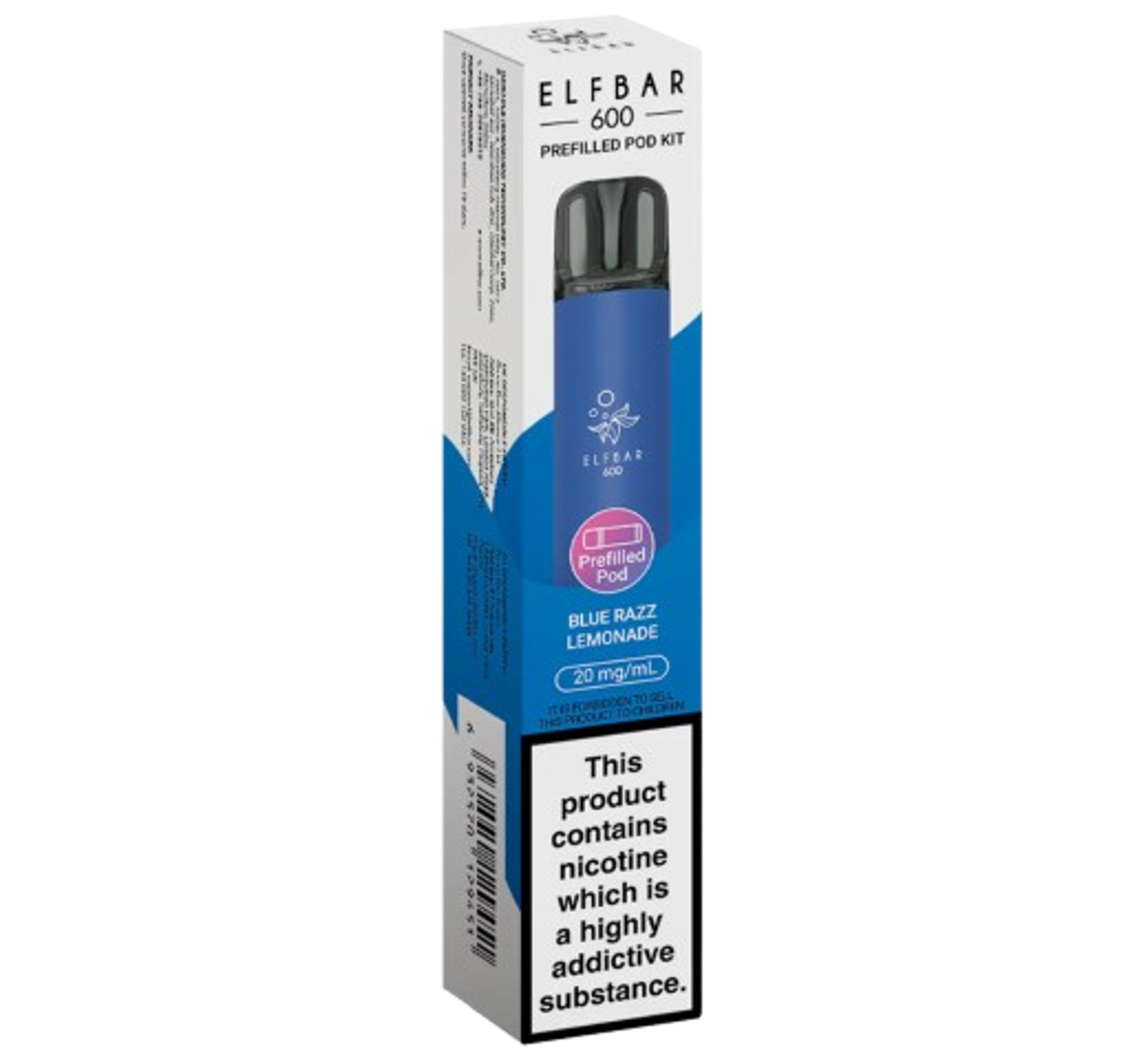 Elfbar 600 Blue Razz Lemonade Prefilled Pod Kit