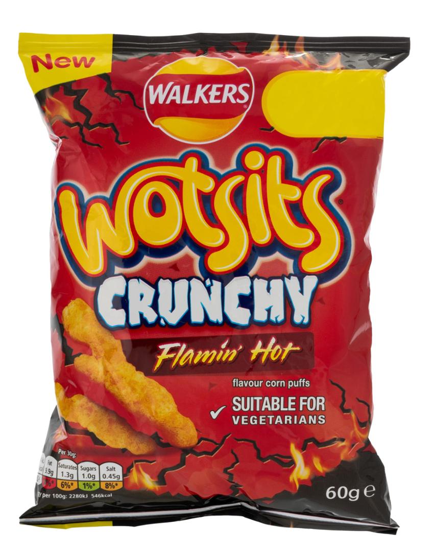 Walkers Wotsits Crunchy Flamin' Hot