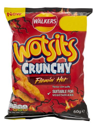 Walkers Wotsits Crunchy Flamin' Hot