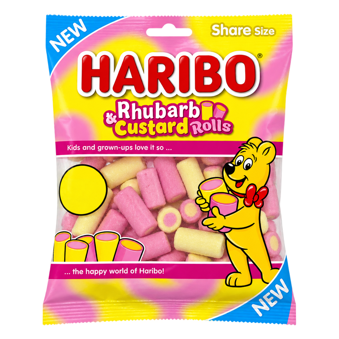 Haribo Rhubarb & Custard Rolls