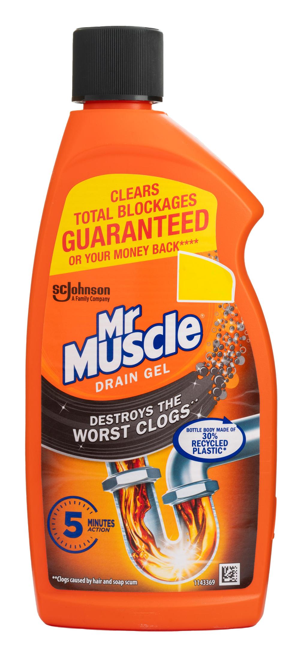 Mr Muscle Drain Gel 500Ml 100% Extra EAN 5000204885996 Pack Size: 6 – Davis & Dann - View #8