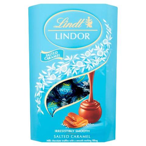 Lindt Lindor Salted Caramel Chocolate Truffles