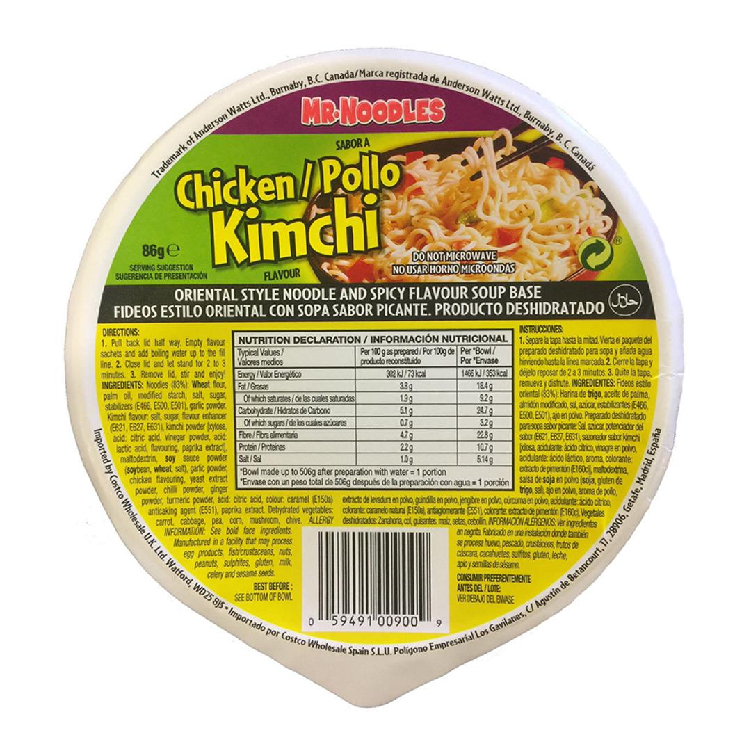 Mr Noodles Kimchi Chicken