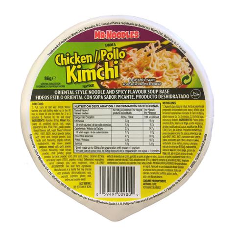 Mr Noodles Kimchi Chicken