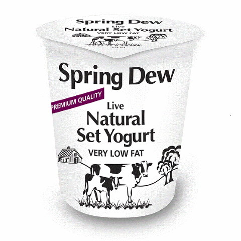 Spring Dew Live Natural Set Yogurt