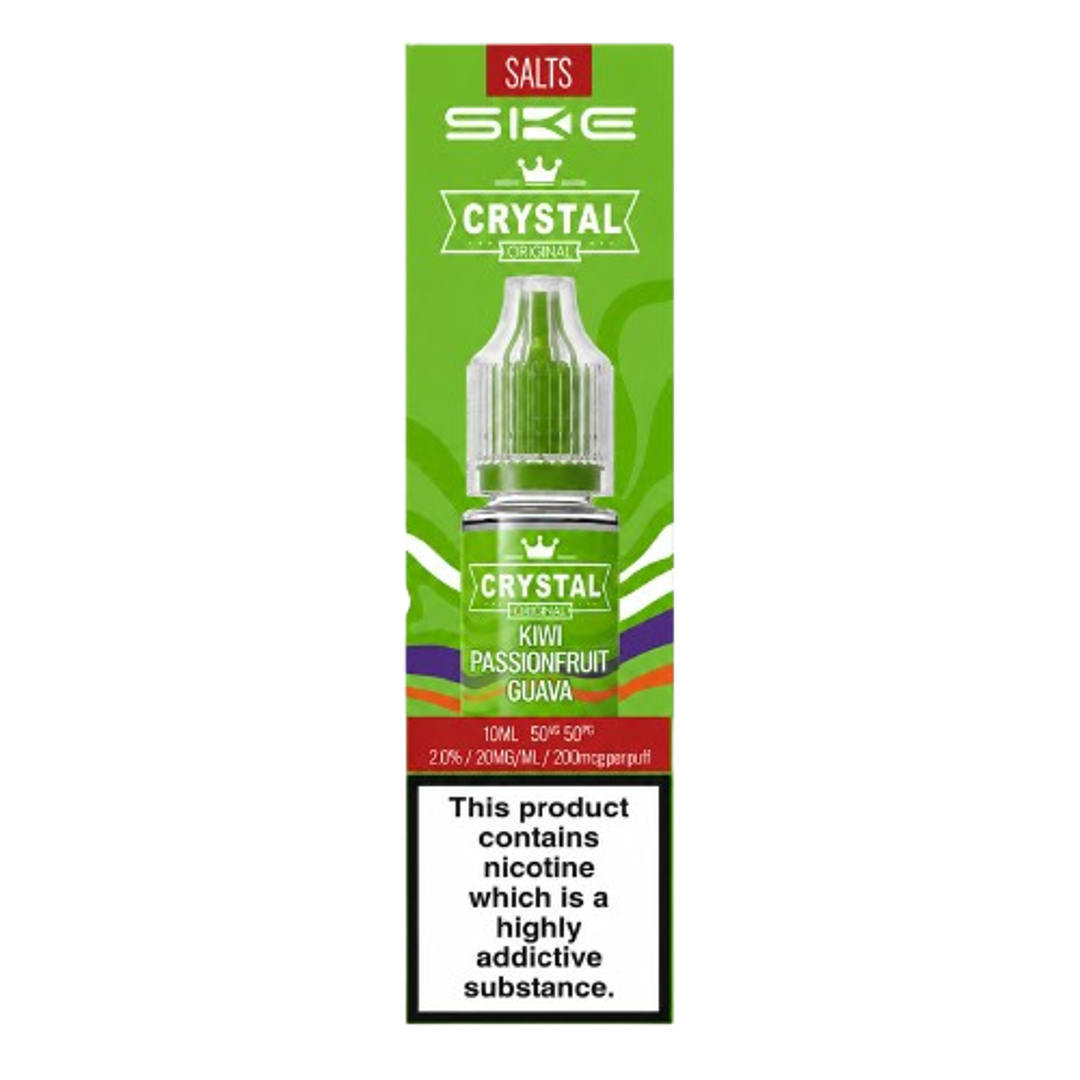 SKE Crystal Kiwi Passionfruit Guava Salts