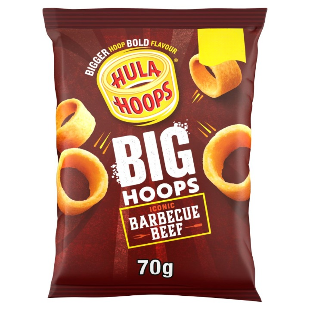 Hula Hoops Big Hoops BBQ Beef