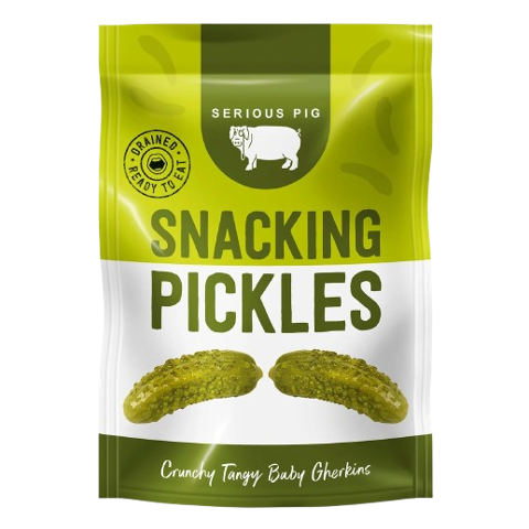 Serious Pig Snacking Pickles
