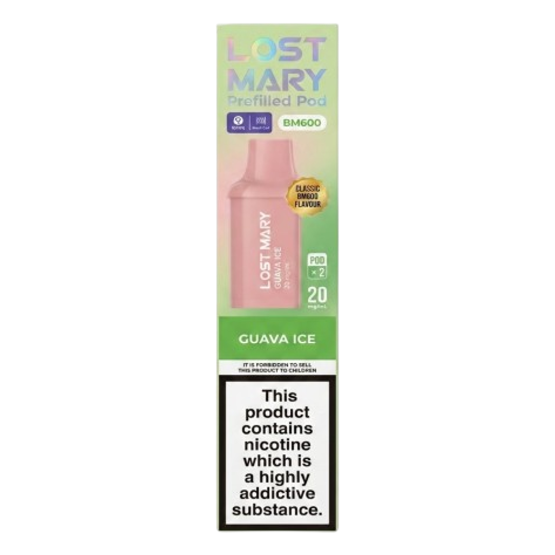 Lost Mary BM600 Guava Ice Prefilled Pod