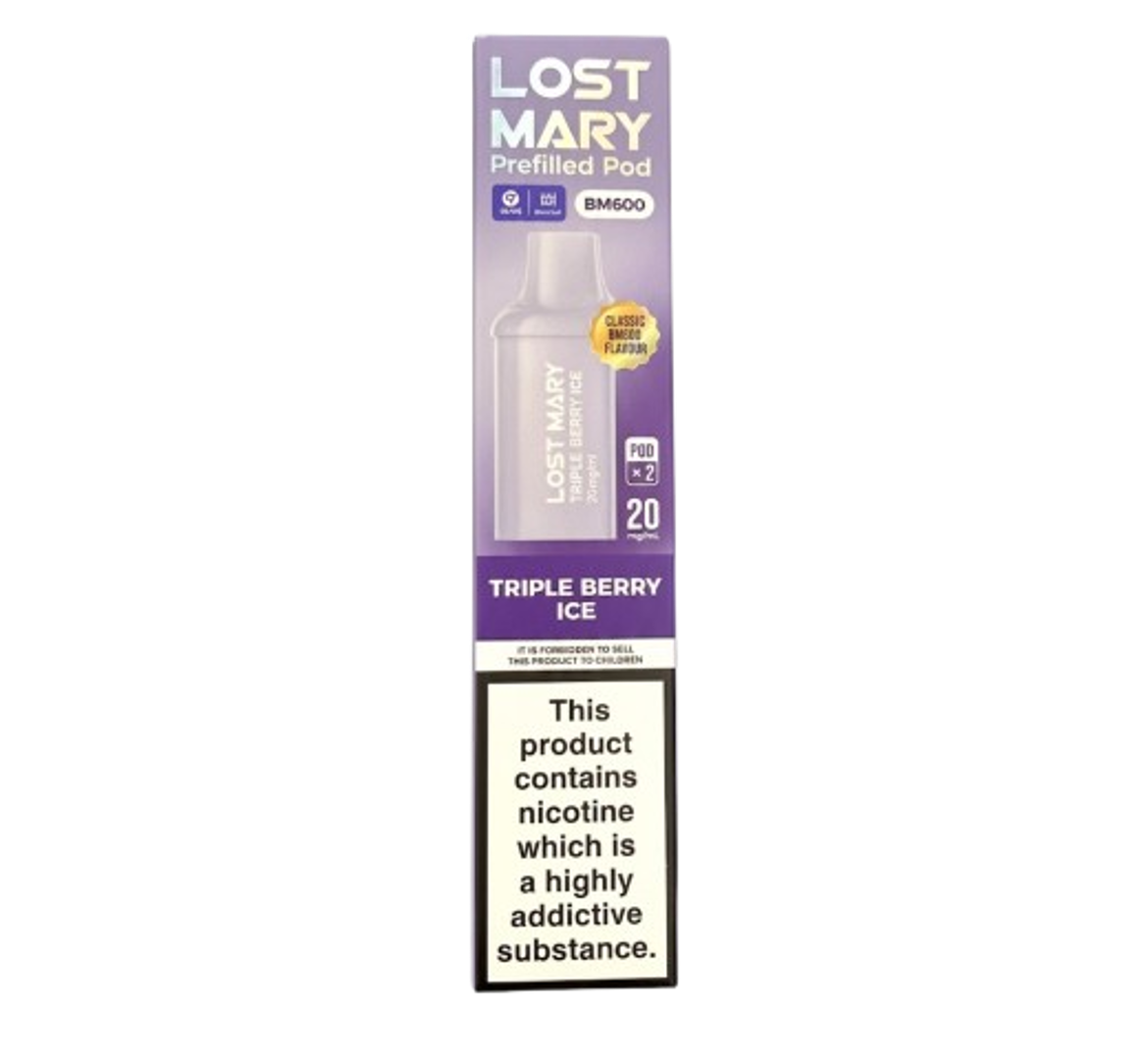 Lost Mary BM600 Triple Berry Ice Prefilled Pod