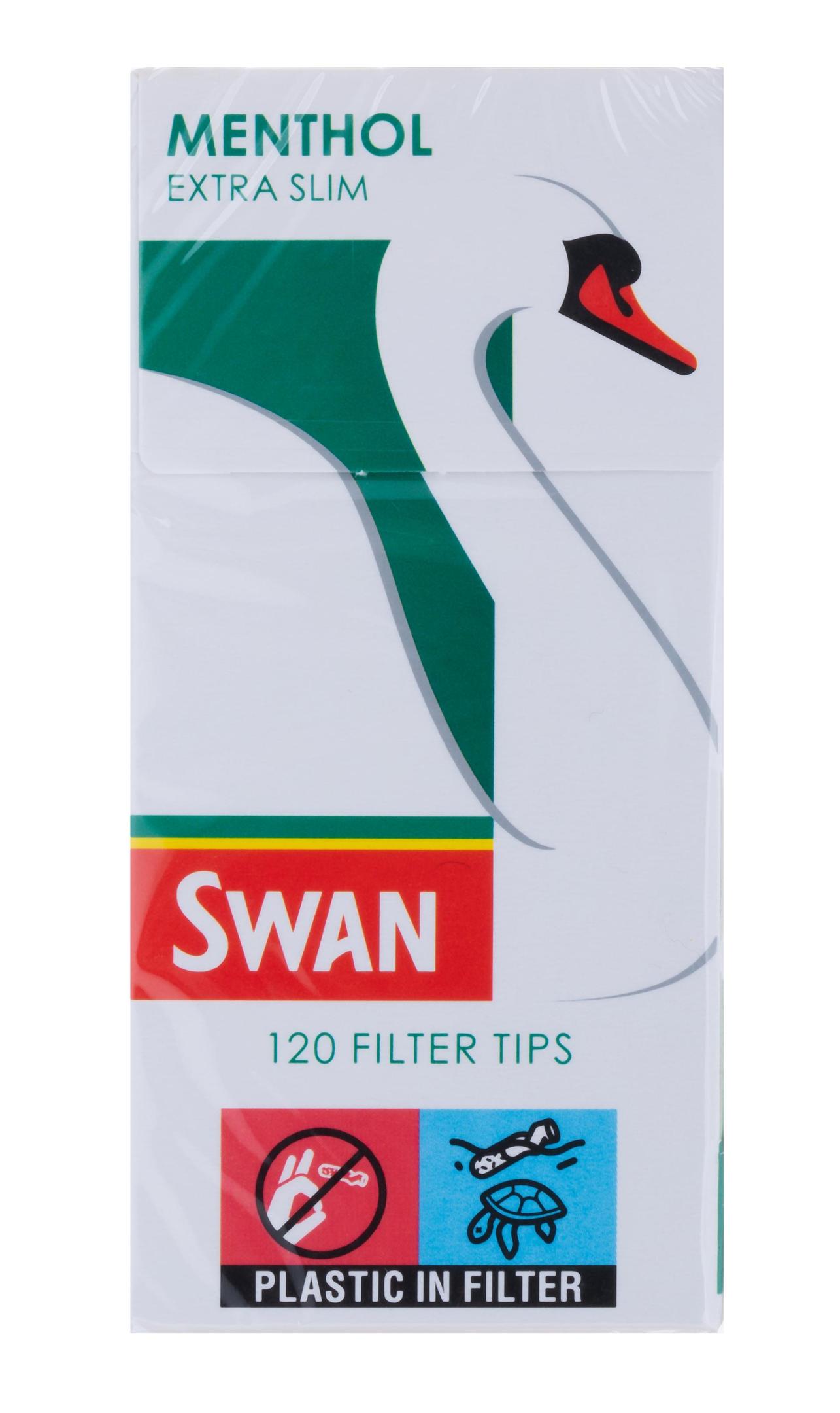 Komplettset Für Drehtabak 1200 RIZLA GREEN ROLLING PAPERS & 1200 SWAN EXTRA SLIM FILTER Swan Green Rolling Papers