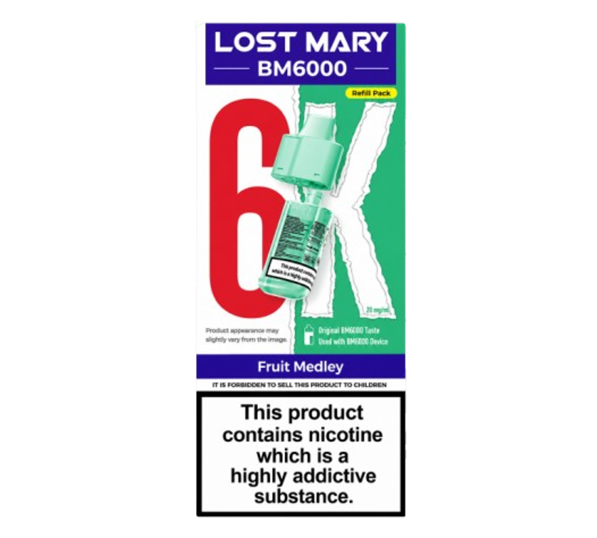 Lost Mary BM6000 Fruit Medley Refill Pack