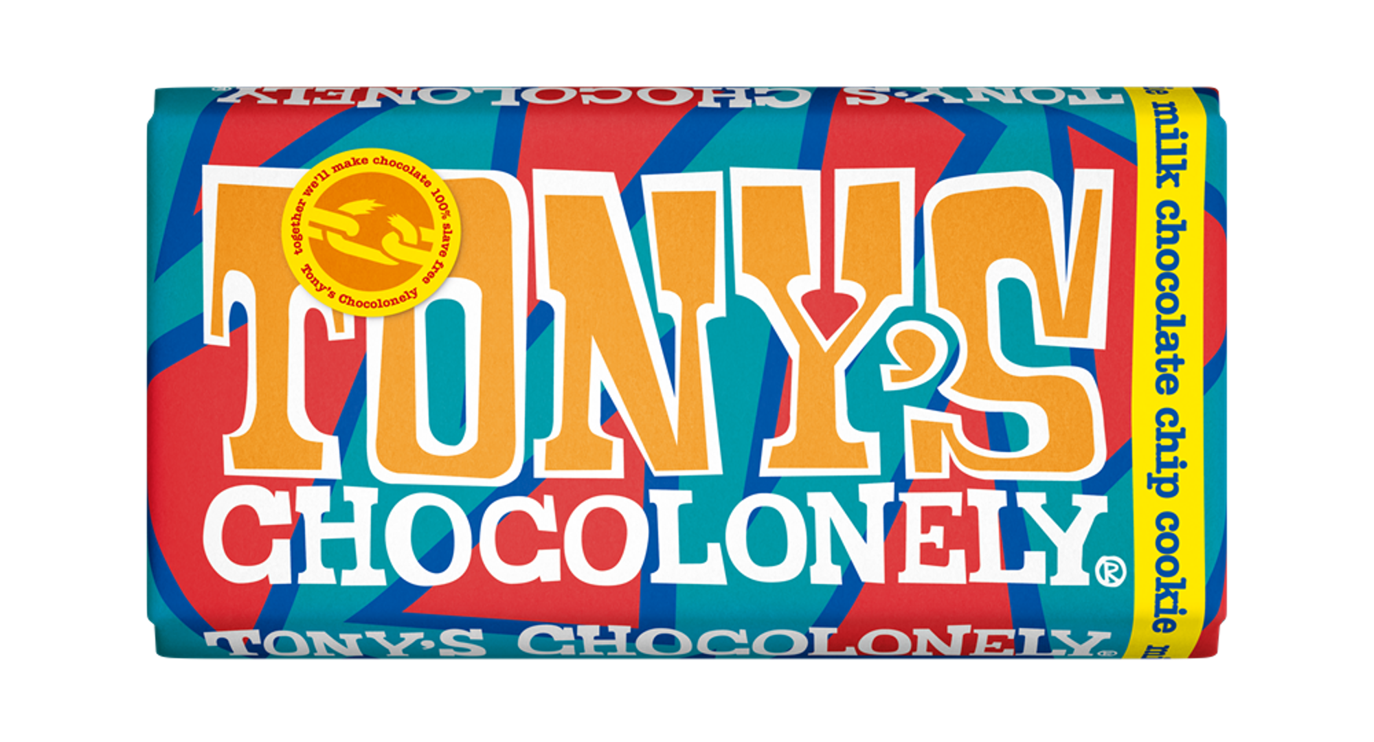 Tony's Chocolonely Milk Choc Chip Cookie