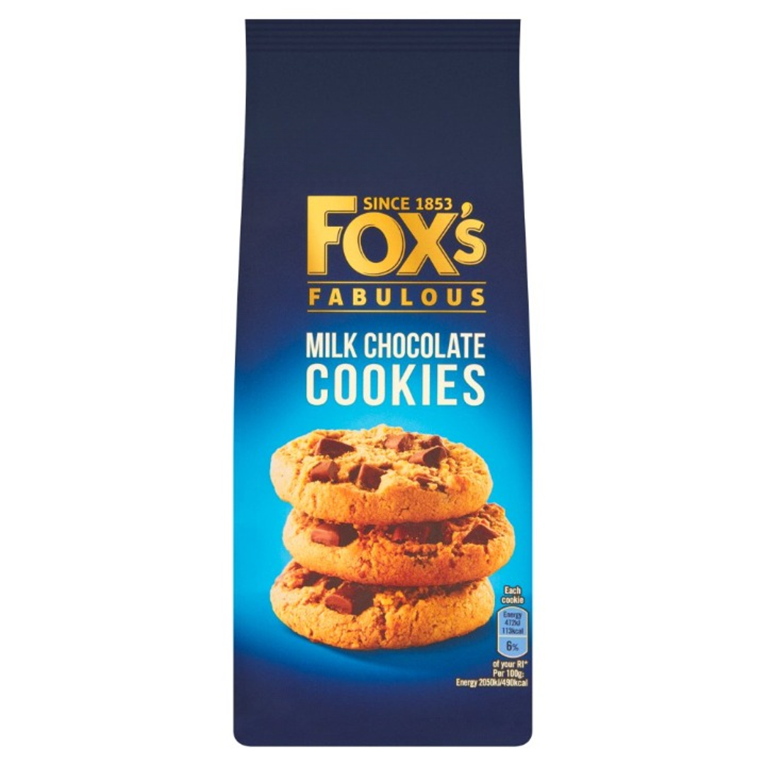 Fox's Fabulous Milk Chocolate Cookies