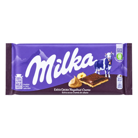 Milka Extra Cocoa Hazelnut Creme