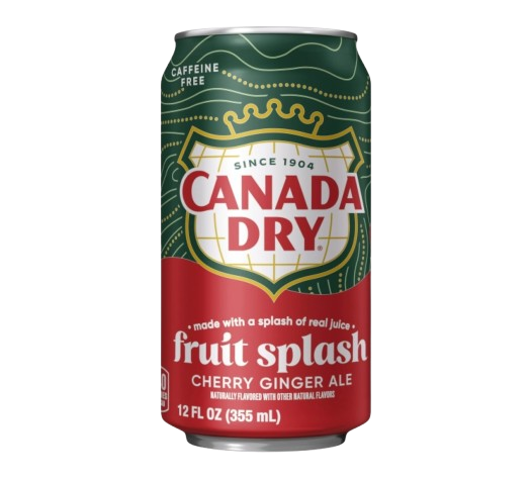 Canada Dry Fruit Splash Cherry Ginger Ale
