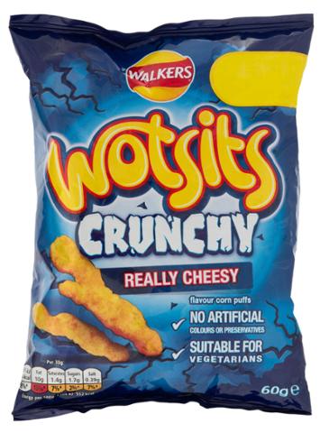 Walkers Wotsits Crunchy Really Cheesy