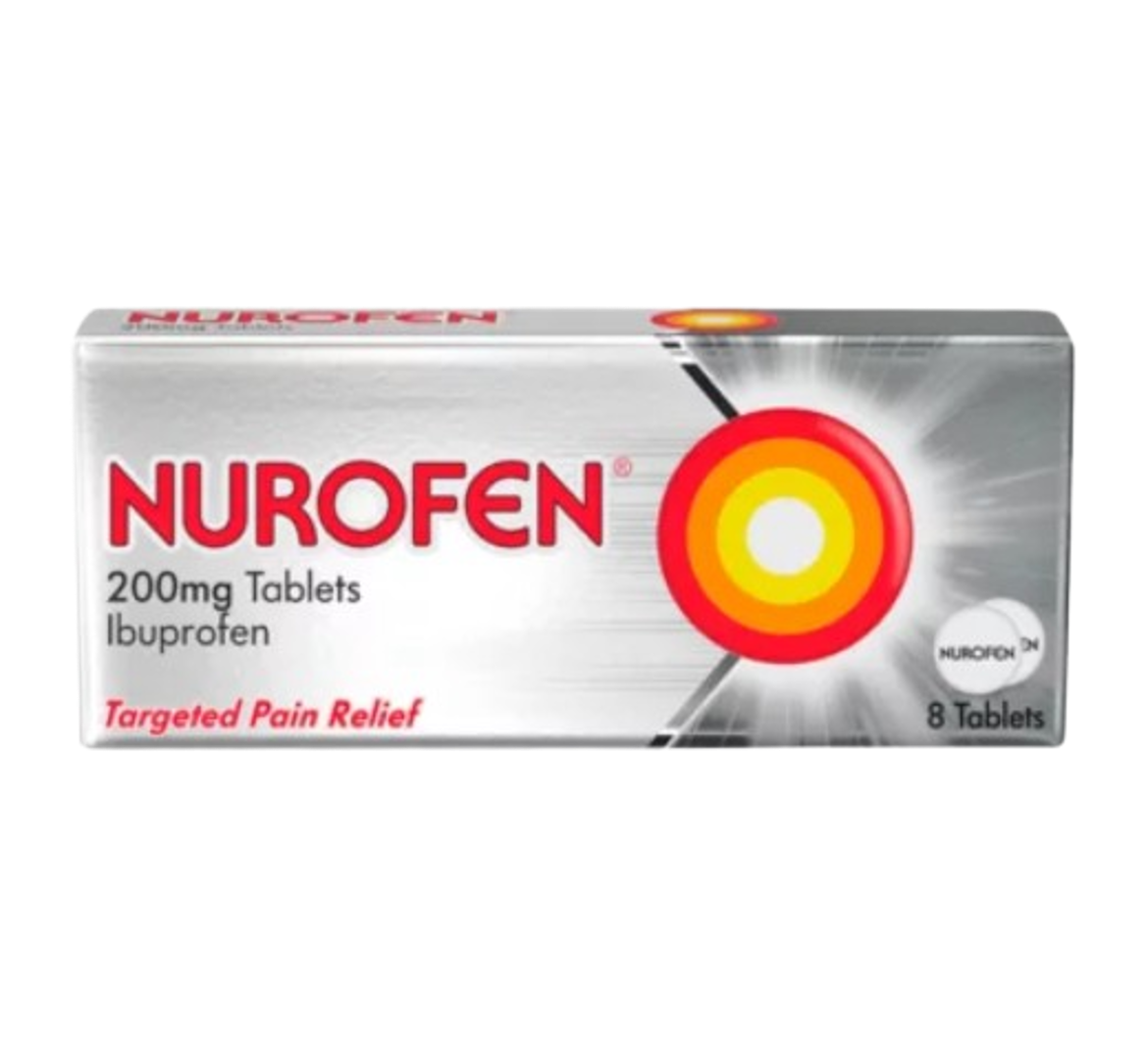 Nurofen 200mg Tablets Ibuprofen 8 Tablets