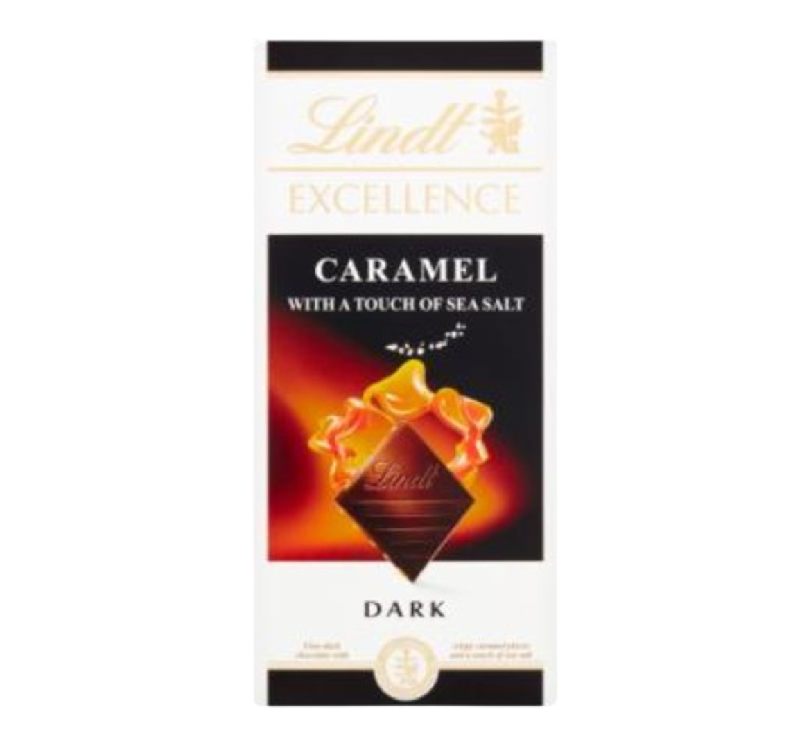 Lindt Excellence Caramel Sea Salt Chocolate