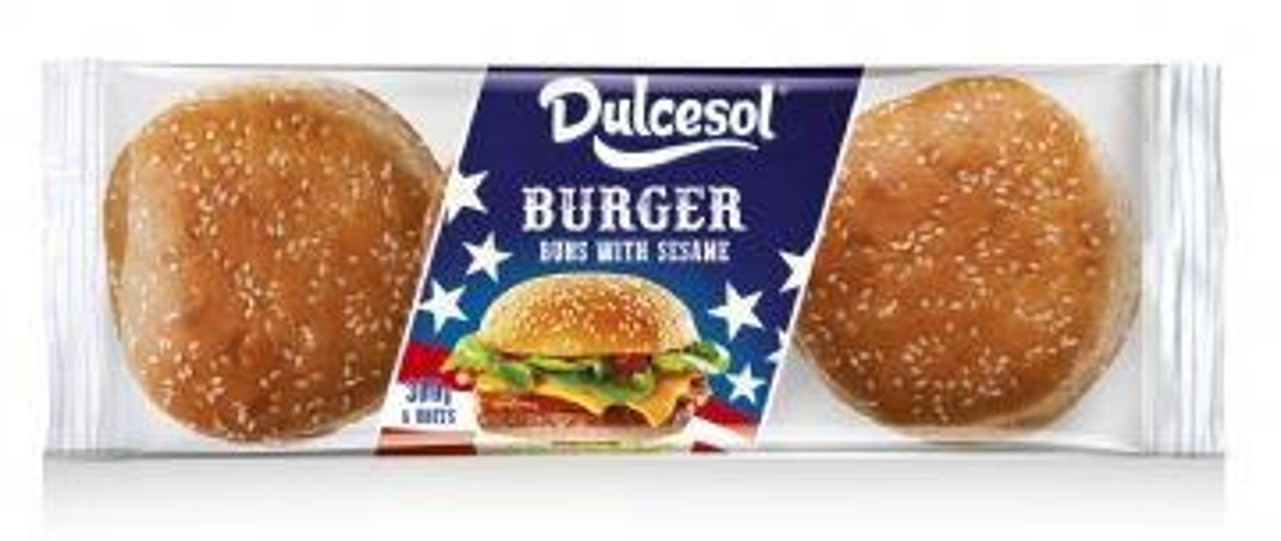 Dulcesol 4 Maxi Burger Buns with Sesame 4pk