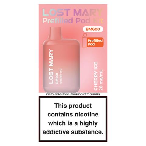 Lost Mary BM600 Cherry Ice Prefilled Pod Kit