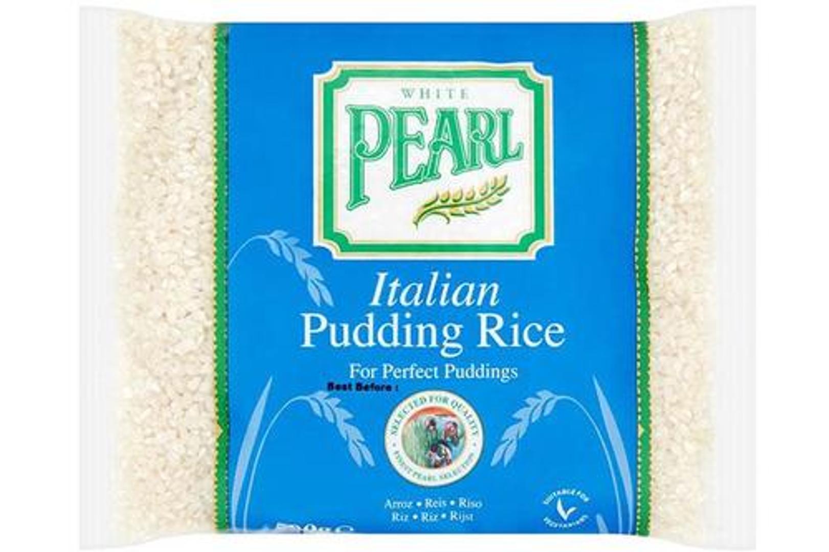 White Pearl Italian Pudding Rice