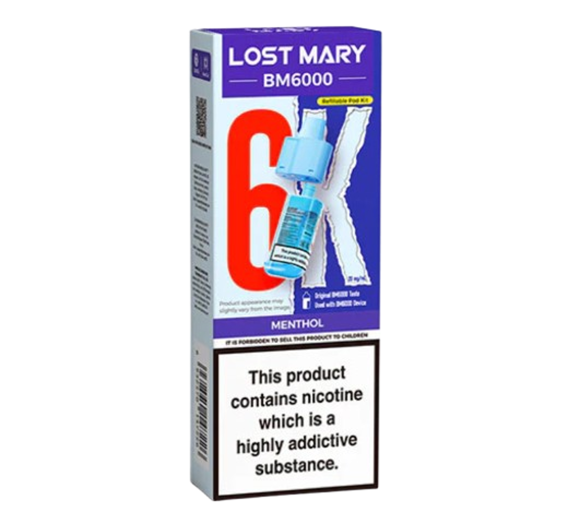 Lost Mary BM6000 6K Menthol Refill Pack