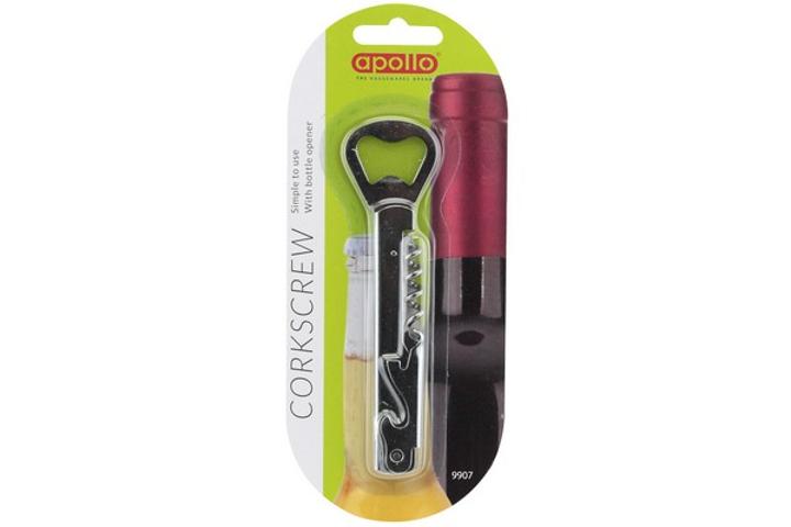 Apollo Bottle Opening Corkscrew