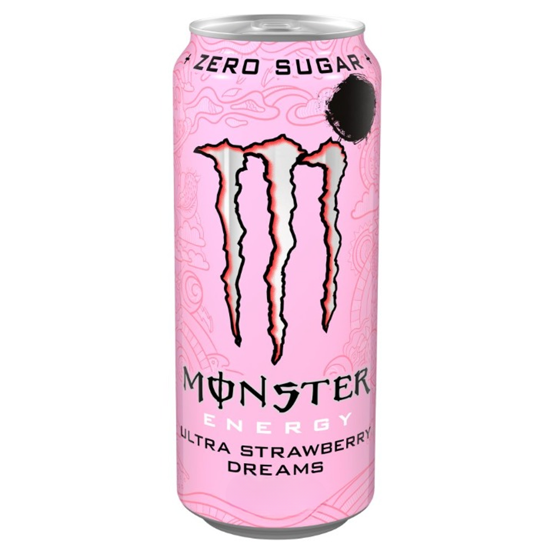 Monster Energy Ultra Strawberry Zero Sugar