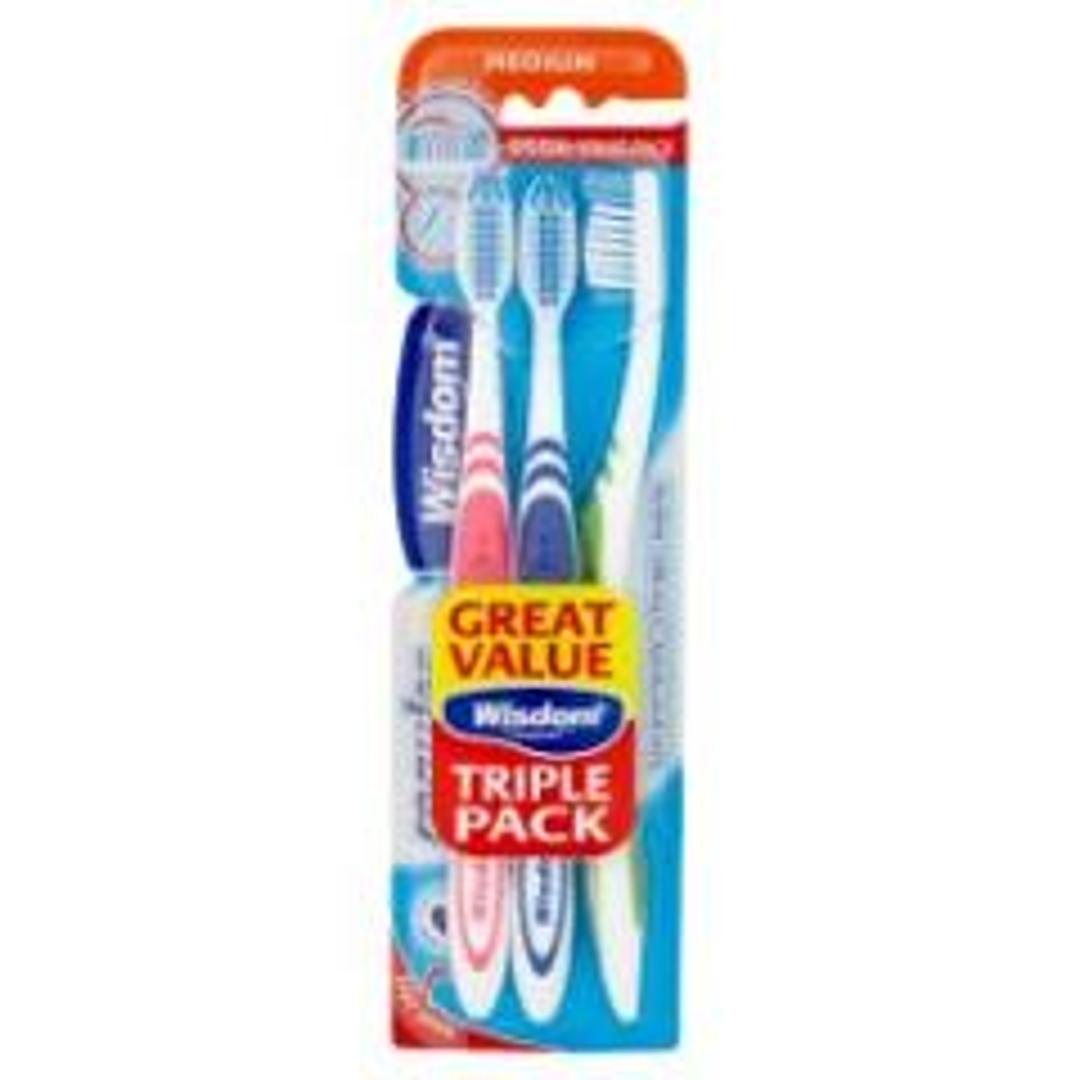 Wisdom 3 Medium Regular Plus Toothbrushes