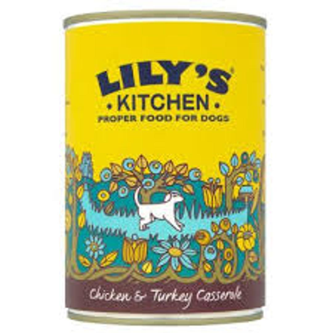 Lilys Kitchen Wet Food Chicken and Turkey Tin