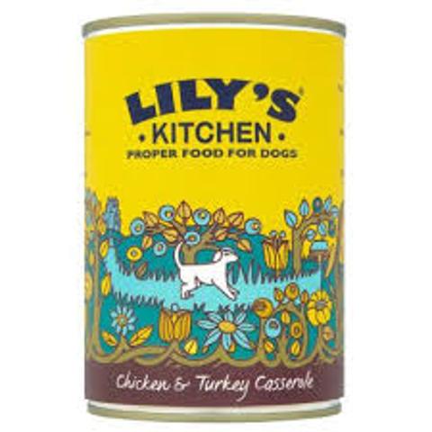 Lilys Kitchen Wet Food Chicken and Turkey Tin