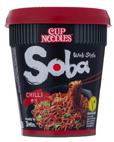 Nissin Soba Chili Noodles with Yakisoba Sauce