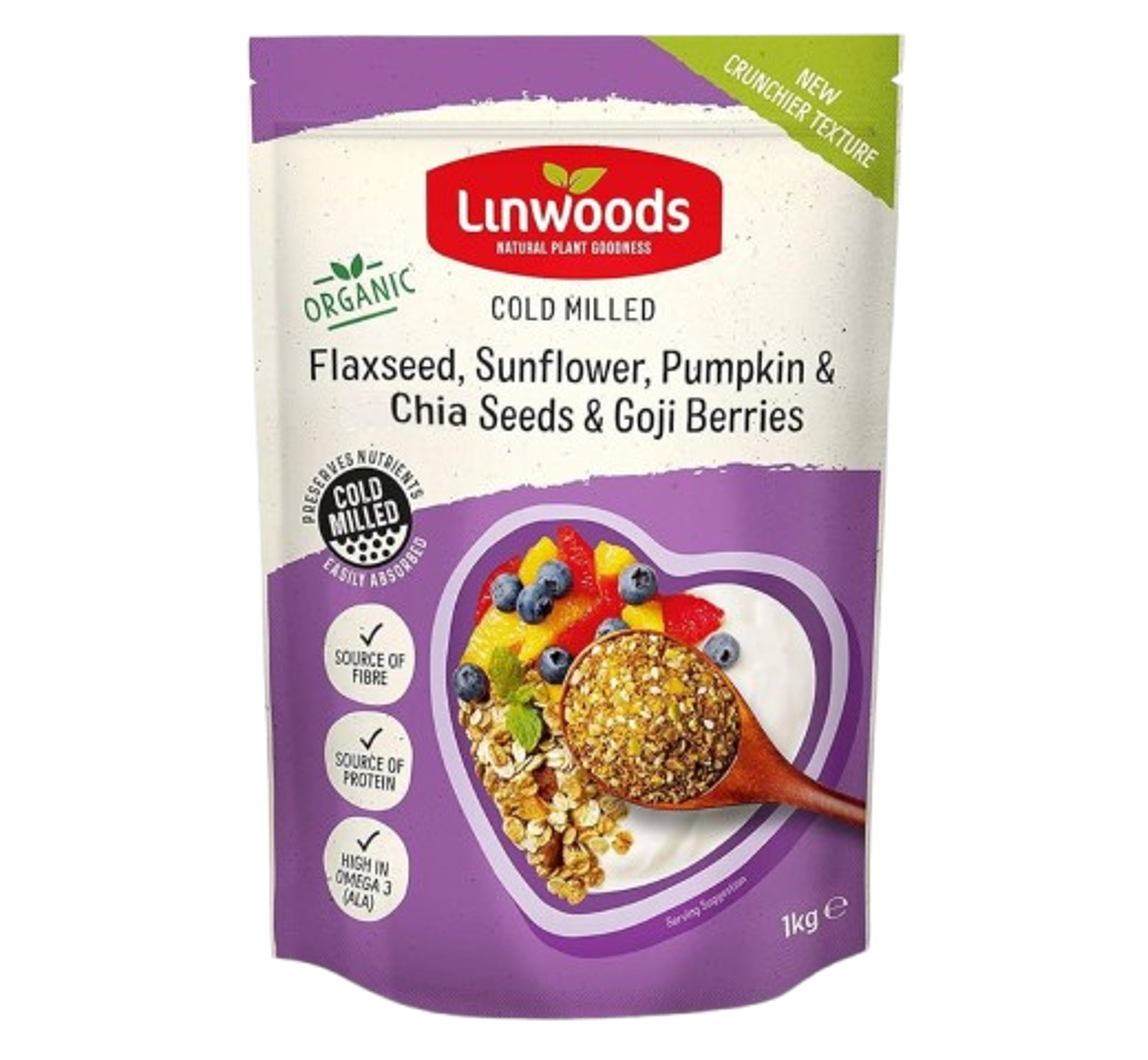Linwoods Milled Flax, Sunflower Pumpkin Chia Seeds & Goji Berries