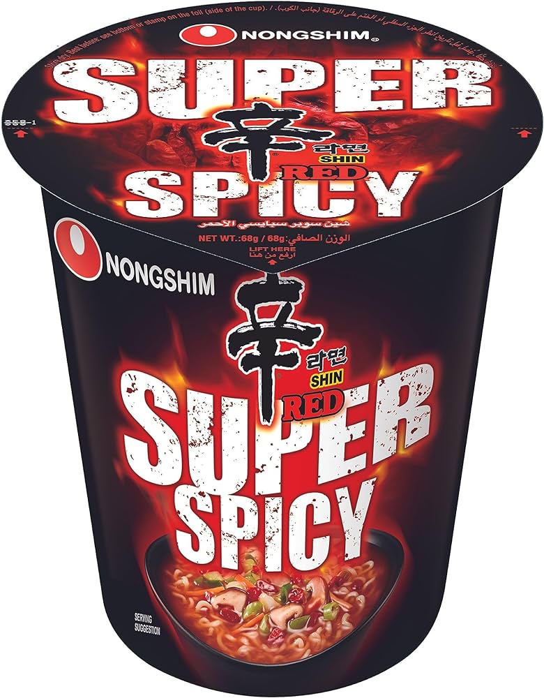 Nongshim Red Super Spicy Cup Noodles | Nisa Local - Excel | Devo