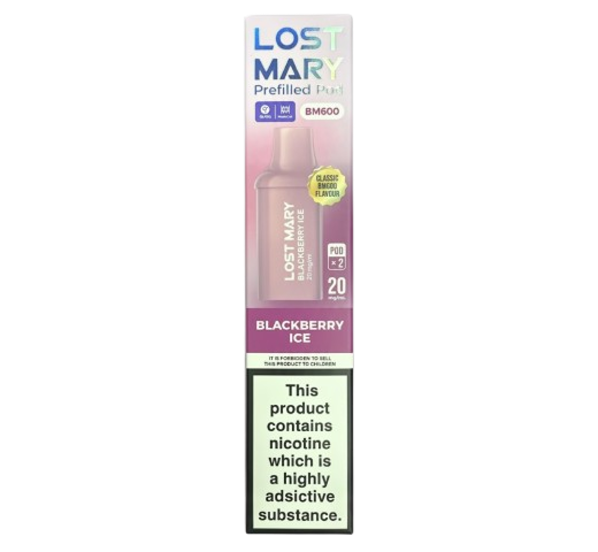 Lost Mary BM600 Blackberry Ice Prefilled Pod